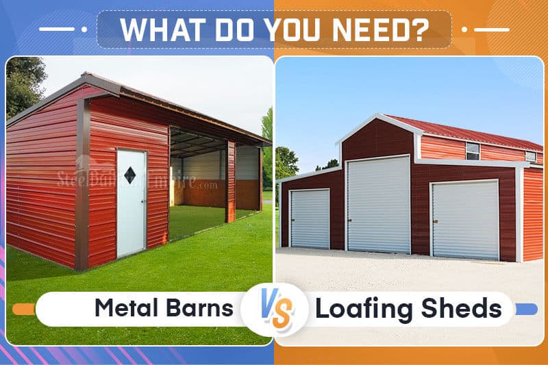 Metal Barns vs. Loafing Sheds: What Do You Need?