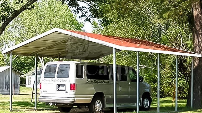 12x21x7 Horizontal Carport