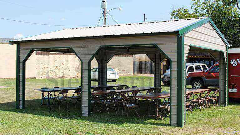 18x20x7 Side Entry Carport