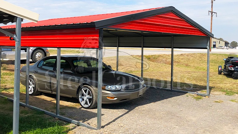 18x20x7 Metal Carport