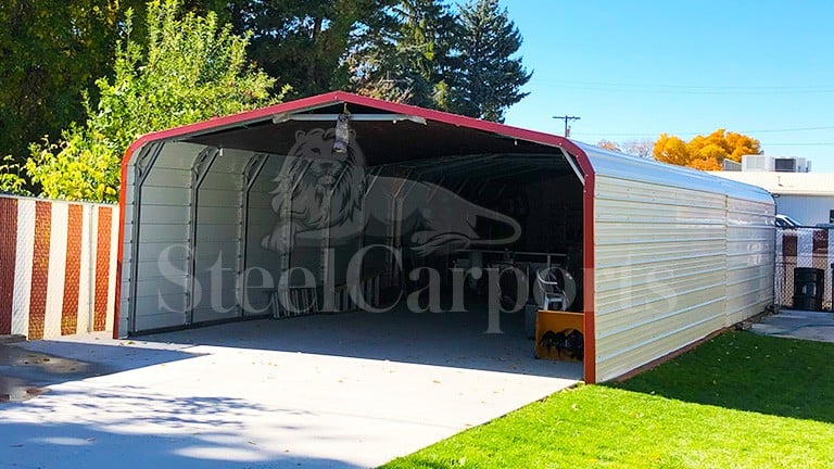 18x26x6 Regular Roof Carport