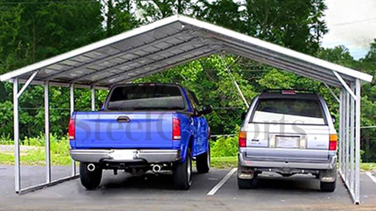 18x26x7 Two Car Carport