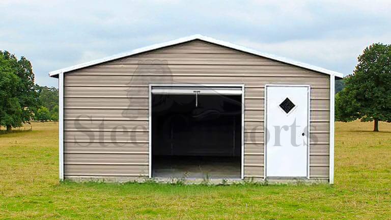 18x26x8 Steel Garage