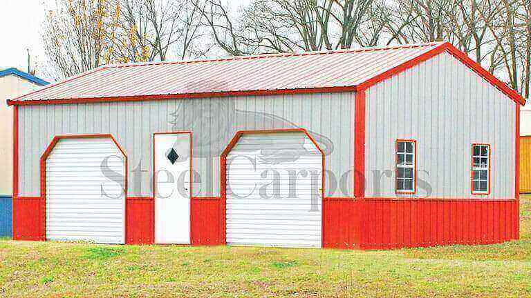 18x30x9 Steel Garage