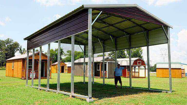 18x30x13 Metal RV Carport