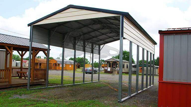 20x30 Metal RV Cover