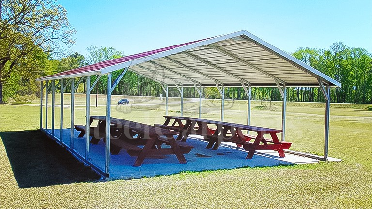 20x30x7 Steel Shed