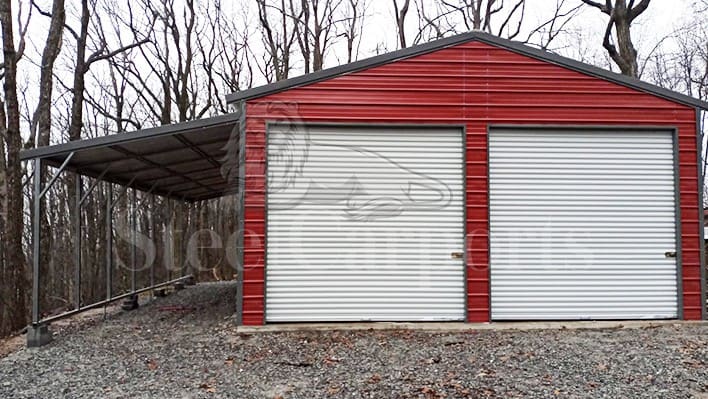 22x30x9 Lean-to garage