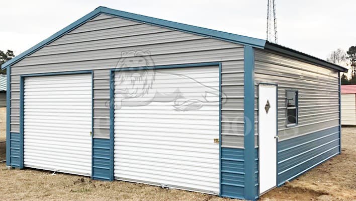 24x25x9 Steel Garage
