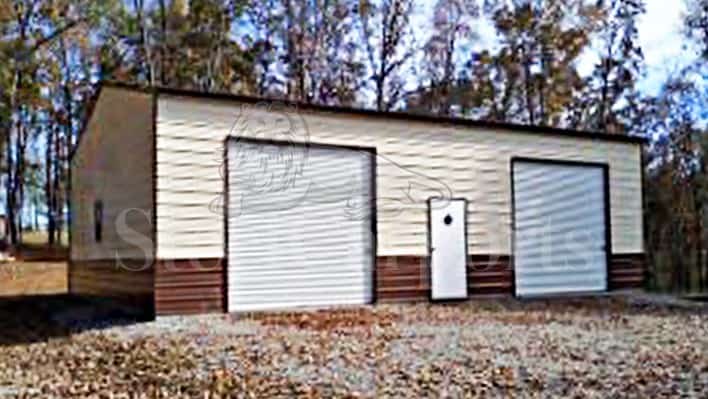24x31x12 Steel Garage
