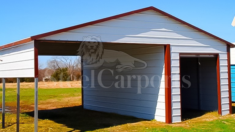 26x21x8 Metal Carport