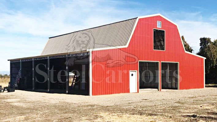 28x45x12 Gambrel Barn