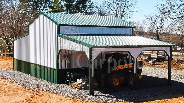 30x20x12 Steel Barn