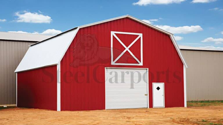 30x30 Gambrel Barn
