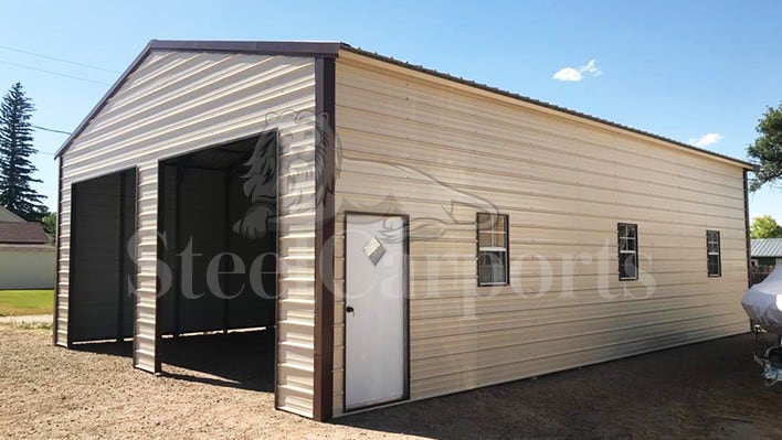 30x40x12 Metal Garage