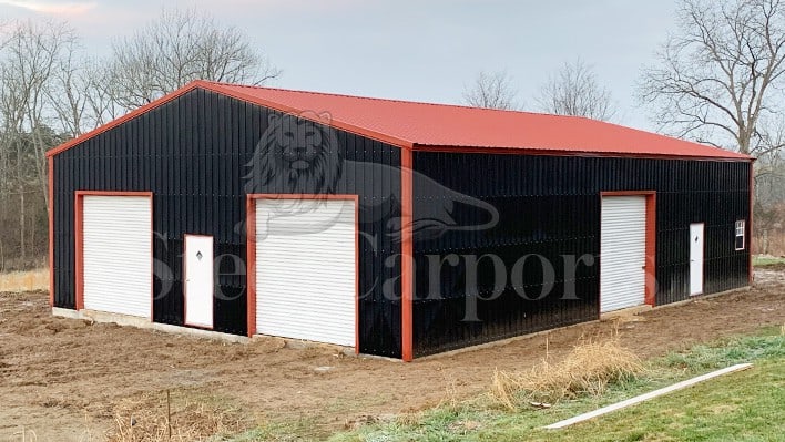 30x40x9 Steel Garage