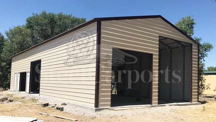30x60x14 Metal Garage
