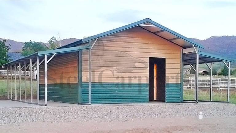 32x35x12 Steel Barn