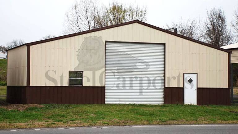 34x35 Fully Enclosed Commercial Shop