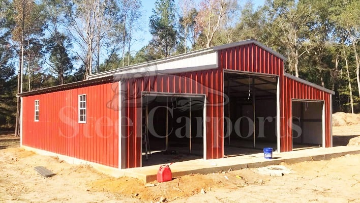 36x30x12 Steel Barn