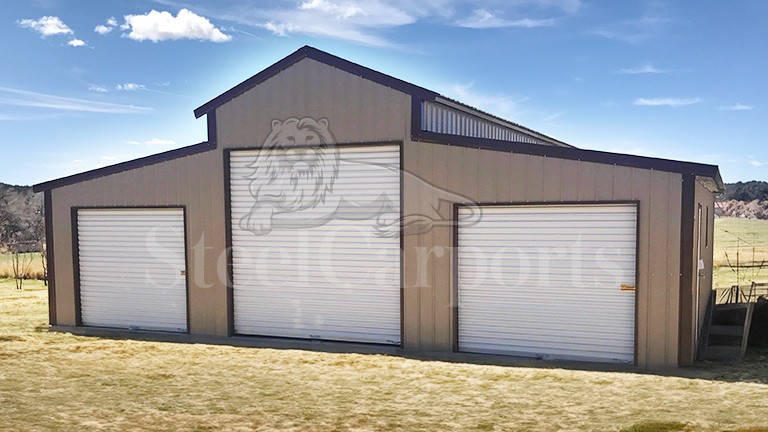 36x35x12 Metal Barn