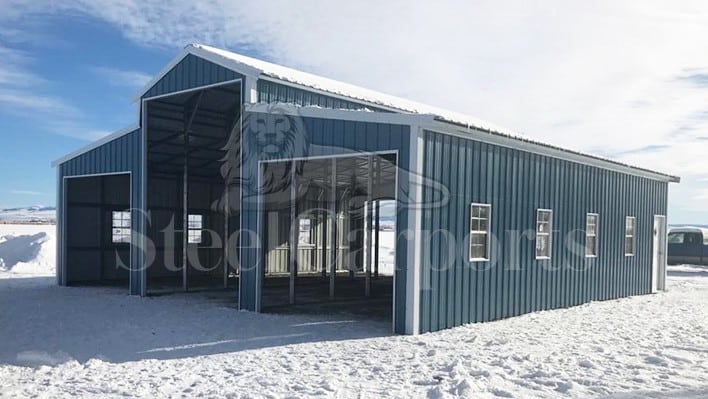 36x35x15 Metal Barn