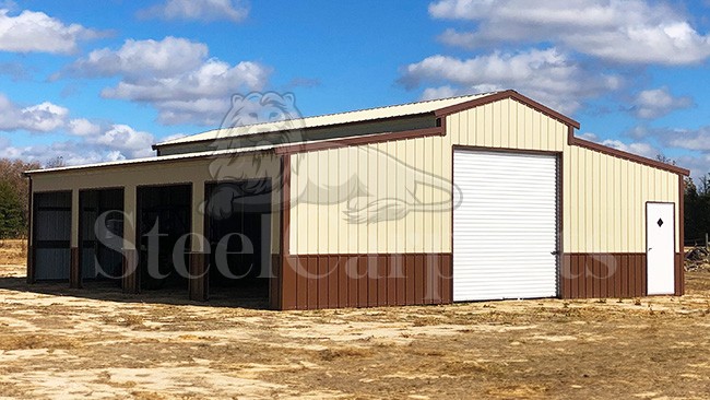 36x40x12/9 Metal Barn