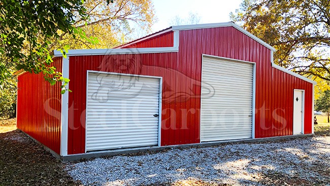 36x40x12 Steel Barn
