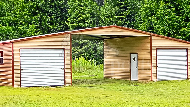 40x21x12 Steel Barn