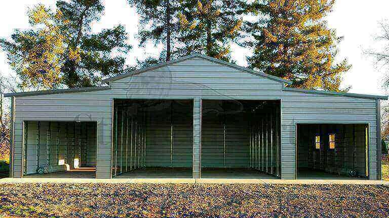 44x40 Vertical Roof Steel Barn