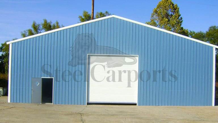 60x50 Fully Enclosed Warehouse Building