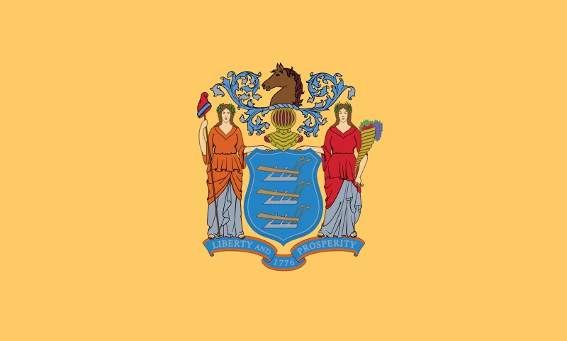 State flag of New Jersey